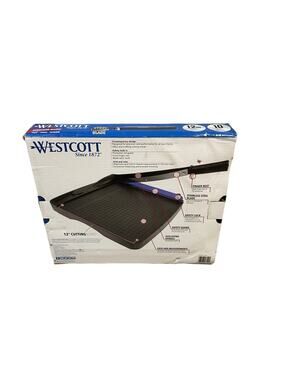 Westcott 12" Medium Duty Guillotine Paper Trimmer Cutter 10 Sheet Capacity